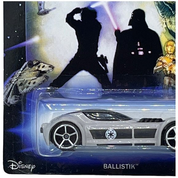 HOT WHEELS Star Wars Movie Series BALLISTIK Matte Gray Chrome OH5's Chewy Jabba - Picture 3 of 10